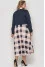 Powder-colored "Dalilah" dress
