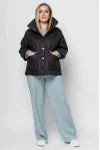 Жіноча куртка «Сіма» чорного кольору