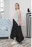 "Roxana" dress with polka dot print