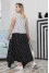 "Roxana" dress with polka dot print