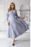 Pearl-colored Grace demi-season dress
