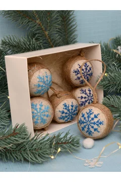 Set of Christmas tree balls 