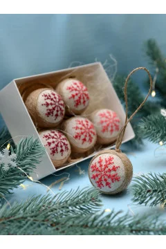Set of Christmas tree balls 