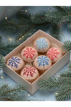 Set of Christmas tree balls 