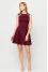 Marsala-colored Brut dress