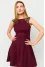 Marsala-colored Brut dress