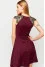 Marsala-colored Brut dress