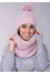 Powder-colored Eclair hat
