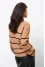 Jumper "Kasiana" camel with black