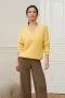 Lemon-colored jumper "Leora"