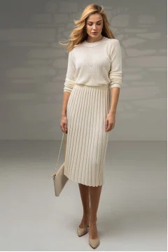Reggie skirt in milk color