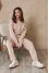 Pearl-colored "Clirde" pants