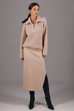 Pearl-colored Trion skirt