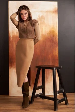 Sand-colored Trion skirt