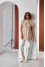 Pearl-colored vest "Alicia"