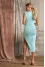 Mint-colored dress "Lisandra"