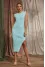 Mint-colored dress "Lisandra"