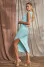 Mint-colored dress "Lisandra"