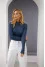 Indigo turtleneck "Michele"
