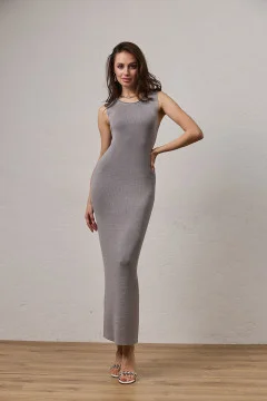 Finnigan dress in steel color