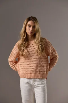 Peach-colored Dakota jumper