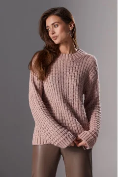 Powder-colored sweater 