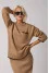 Sweater "Alexa" sand color with black
