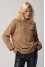 Sweater "Alexa" sand color with black