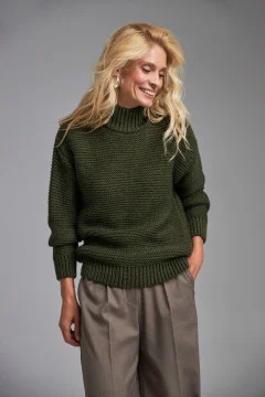 Sweater "Chrysanthemum" green