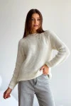 Cream-colored jumper "Ketta"