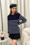 Indigo striped jumper "Ketta"