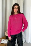 Norton jumper in fuchsia