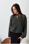 Dark green "Soft" jumper