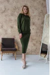 "Katherine" olive jumper