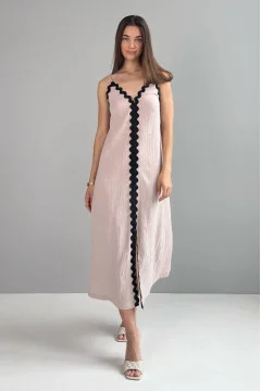 Beige sundress "Kania"