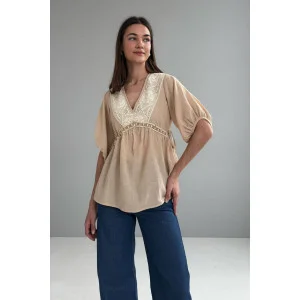 Blouse "Sunday" beige