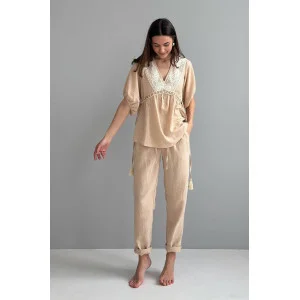 Beige Sunday pants