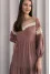 Dress "Christ" cappuccino color