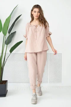 "Mikai" beige pants