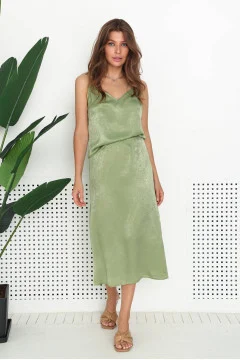 Khaki Varden Skirt