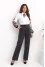 "Justin" milky blouse with print