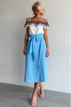 Blue Catalina skirt