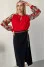Blouse "Rosario" red