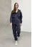 "Regina" tracksuit in fume color