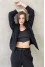 "Regina" tracksuit, black