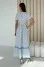"Darlene" milky-colored dress with print