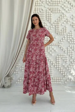 "Brenda" dress with powder print