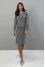 "Claudia" suit in graphite color