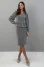 "Claudia" suit in graphite color