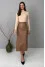 Ochre-colored skirt
